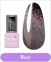 Gel polish TUFI profi PREMIUM Crystal Cat 02 Amethyst 8 ml